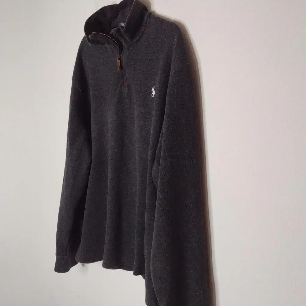 Preloved Polo Ralph Lauren Men's Charcoal/1/4